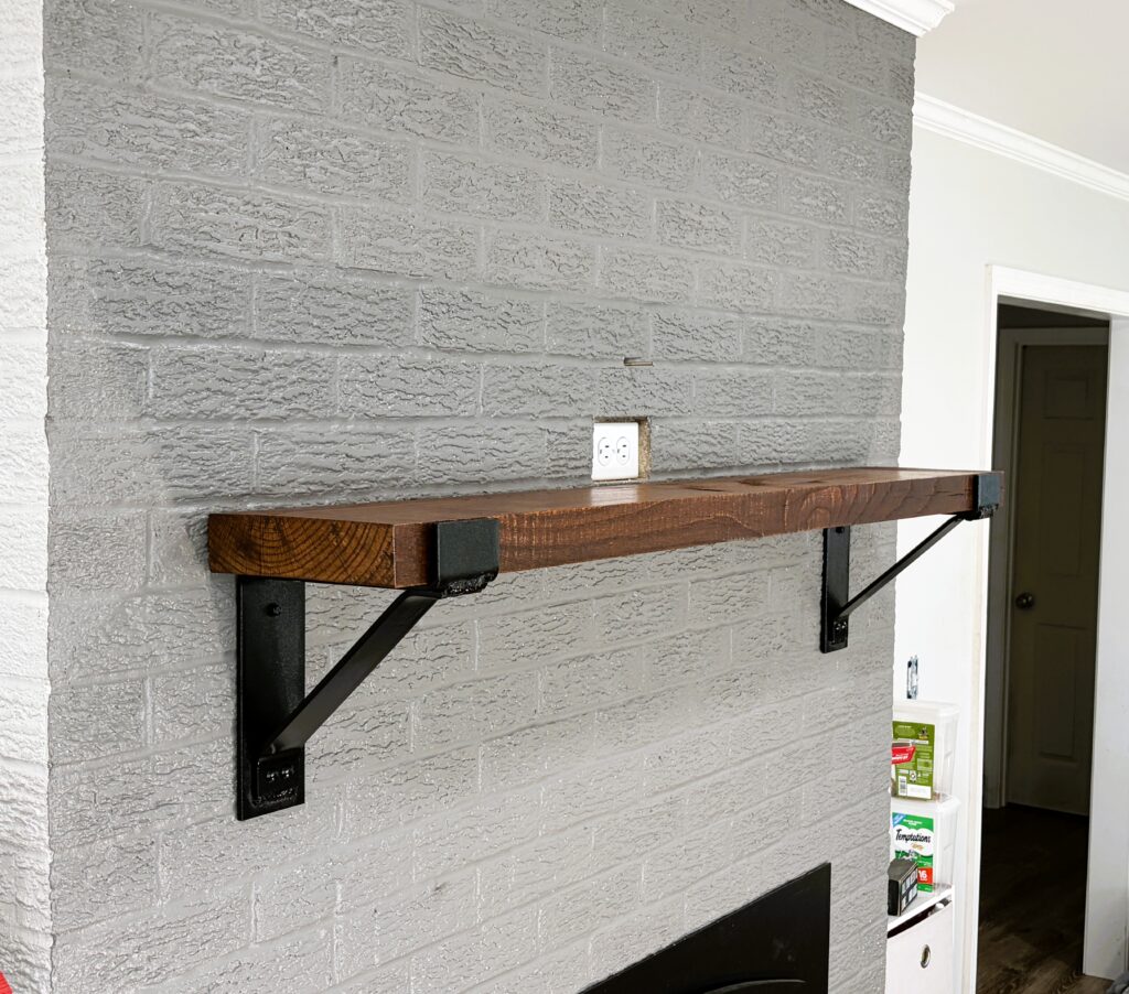 mantle custom brackets